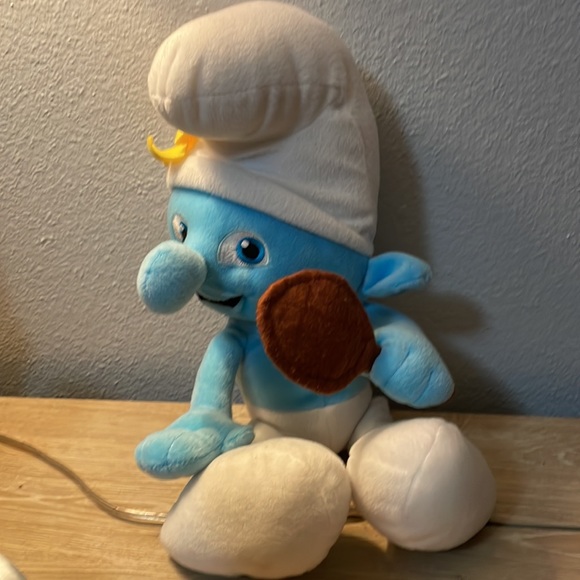 The Smurfs Plush Doll Happy Peyo 14 inch Stuffed Animal - Picture 2 of 6